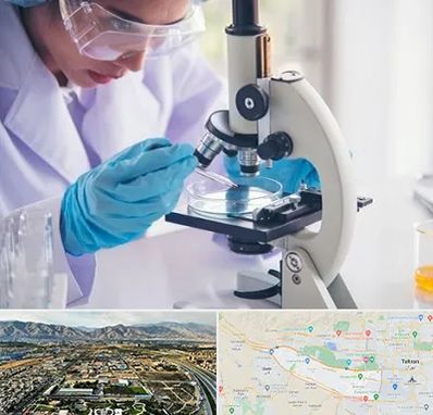 آزمایشگاه در منطقه 21 تهران