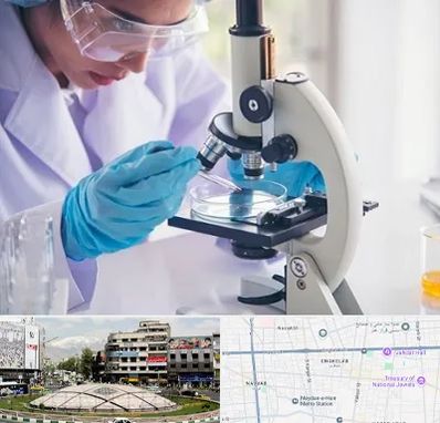 آزمایشگاه در مرکز تهران