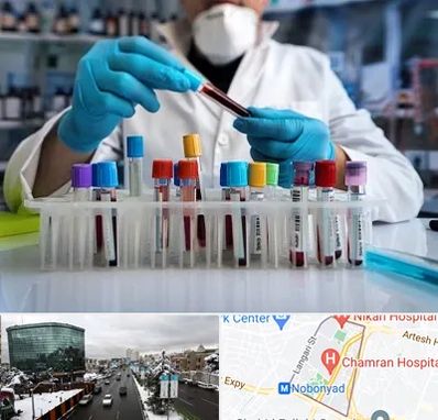 آزمایشگاه خون در اقدسیه