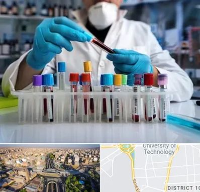 آزمایشگاه خون در استاد معین