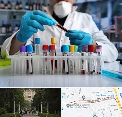 آزمایشگاه خون در بلوار معلم رشت