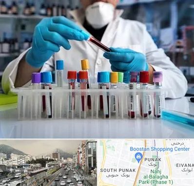 آزمایشگاه خون در پونک