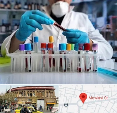 آزمایشگاه خون در مولوی