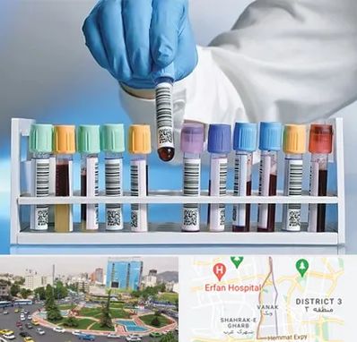 آزمایشگاه شبانه روزی در ونک