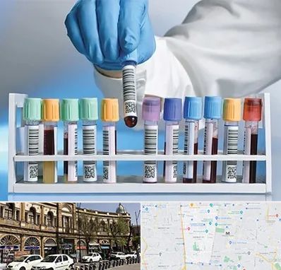 آزمایشگاه شبانه روزی در منطقه 11 تهران