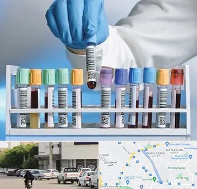 آزمایشگاه شبانه روزی در قدوسی شرقی شیراز