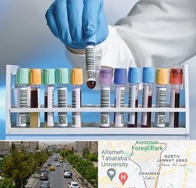 آزمایشگاه شبانه روزی در شهران