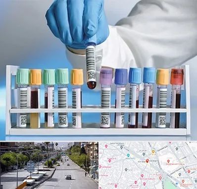 آزمایشگاه شبانه روزی در خیابان زند شیراز