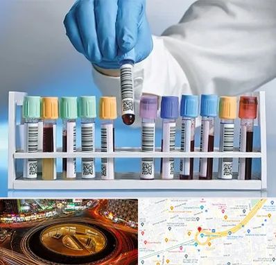 آزمایشگاه شبانه روزی در میدان ولیعصر