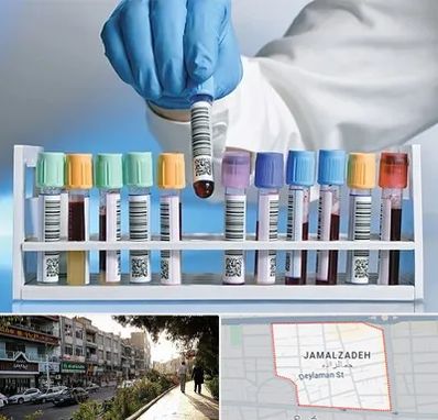 آزمایشگاه شبانه روزی در خیابان جمالزاده