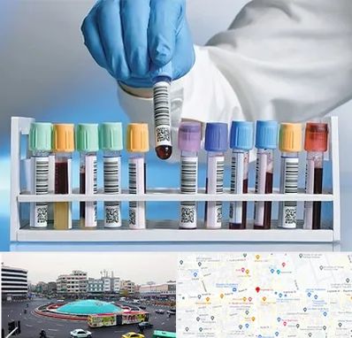 آزمایشگاه شبانه روزی در میدان انقلاب