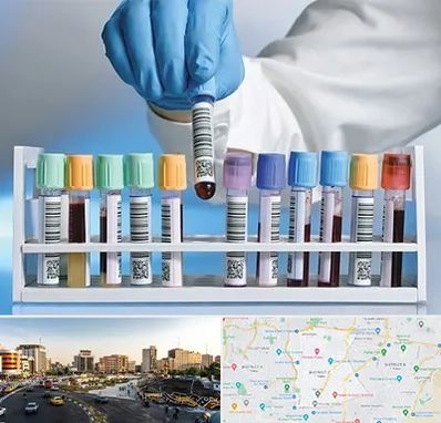 آزمایشگاه شبانه روزی در منطقه 7 تهران