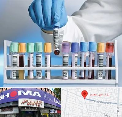 آزمایشگاه شبانه روزی در امین حضور