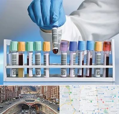 آزمایشگاه شبانه روزی در منطقه 10 تهران