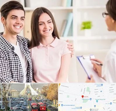 مشاور قبل ازدواج در خیابان آزادی