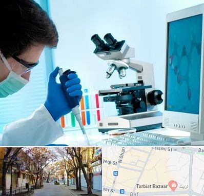 آزمایشگاه پاتوبیولوژی در تربیت تبریز