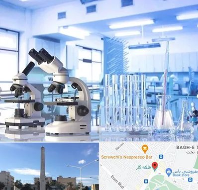 آزمایشگاه تشخیص اعتیاد در فلکه گاز شیراز