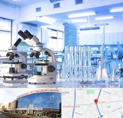 آزمایشگاه تشخیص اعتیاد در نصف راه تبریز