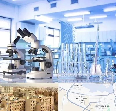 آزمایشگاه تشخیص اعتیاد در جنوب غرب تهران