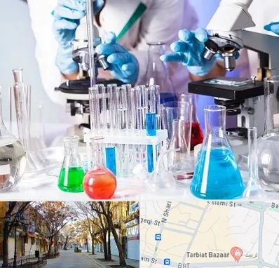 آزمایشگاه تشخیص طبی در تربیت تبریز