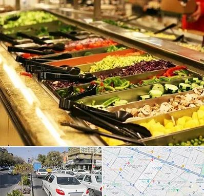 سالاد بار در مفتح مشهد