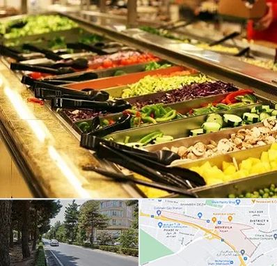 سالاد بار در مهرویلا کرج