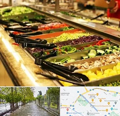 سالاد بار در خیابان ارم شیراز