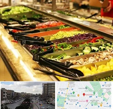 سالاد بار در بلوار فردوسی مشهد