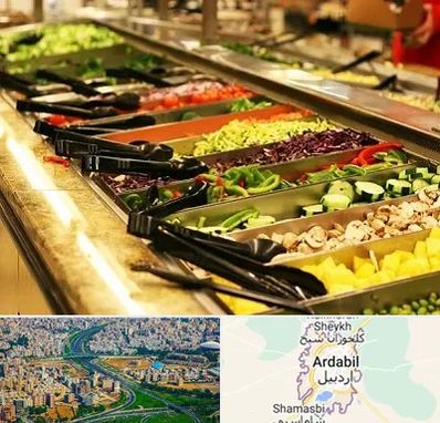 سالاد بار در اردبیل