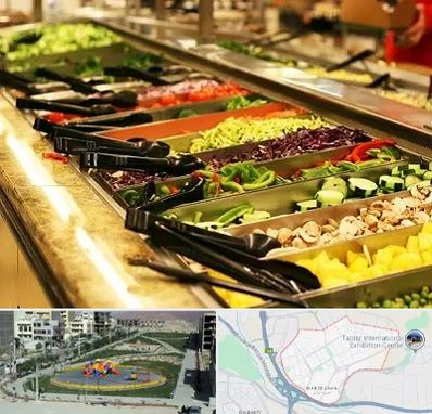 سالاد بار در مرزداران تبریز