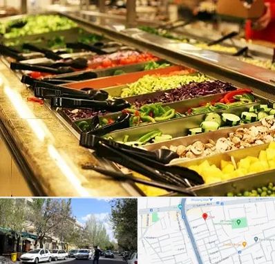 سالاد بار در کوی فیروز تبریز