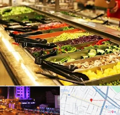 سالاد بار در آبرسان تبریز