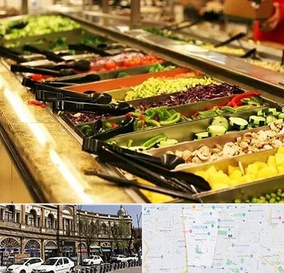 سالاد بار در منطقه 11 تهران