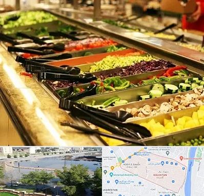 سالاد بار در گلستان اهواز