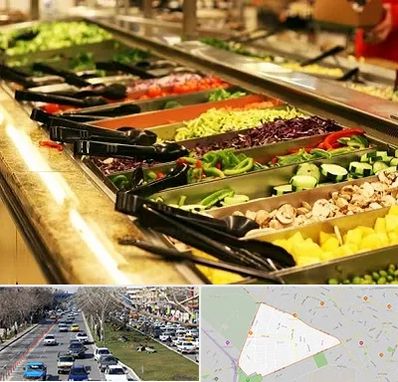 سالاد بار در احمدآباد مشهد