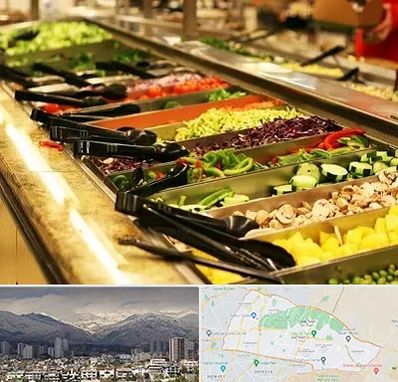 سالاد بار در منطقه 4 تهران