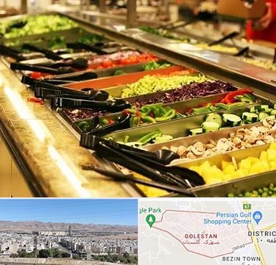 سالاد بار در شهرک گلستان شیراز