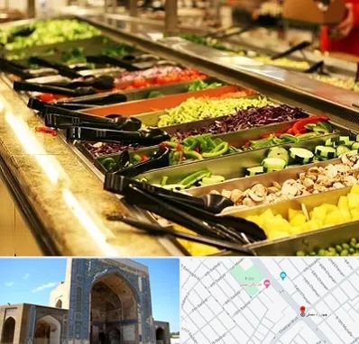 سالاد بار در مصلی مشهد