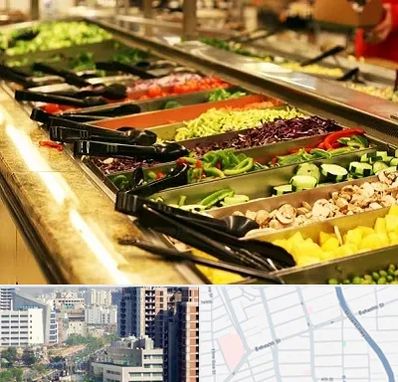 سالاد بار در خیابان بهشتی