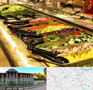 سالاد بار در عفیف آباد شیراز