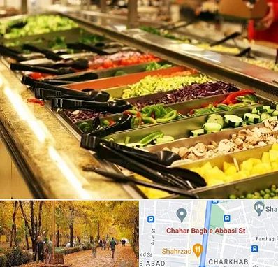 سالاد بار در چهارباغ اصفهان