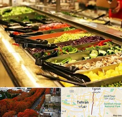 سالاد بار در ولیعصر