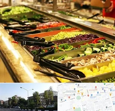 سالاد بار در میدان کاج