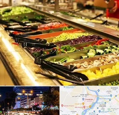 سالاد بار در کیانپارس اهواز