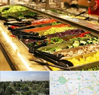 سالاد بار در منطقه 16 تهران