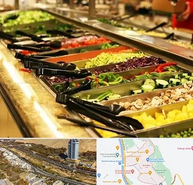 سالاد بار در خیابان نیایش شیراز