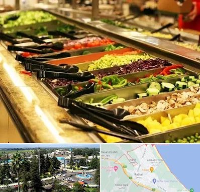 سالاد بار در رودسر