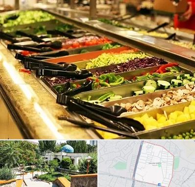 سالاد بار در باغمیشه تبریز