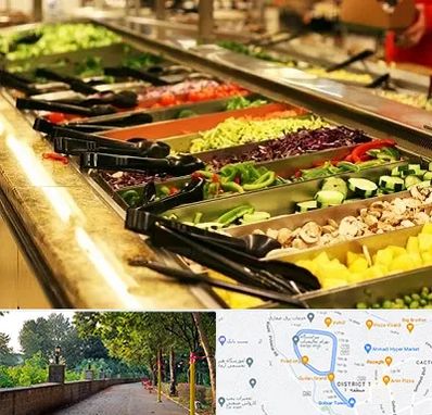 سالاد بار در بلوار گیلان رشت