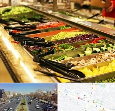 سالاد بار در بلوار معلم مشهد